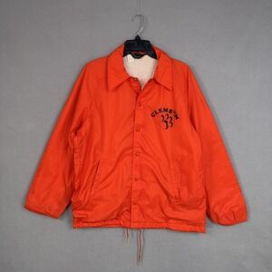 Vintage Clemson Tigers Jacket Mens Medium NCAA Champion Running Man Coach